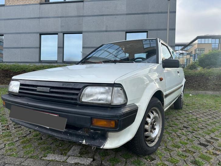 Toyota Starlet XL, Auto's, Toyota, Particulier, Starlet, Benzine, 3 deurs, Automaat, Wit, Grijs, Ophalen