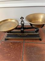 Vinted weegschaal met koperen schalen, Elektronische apparatuur, Weegschalen, Ophalen, Zo goed als nieuw