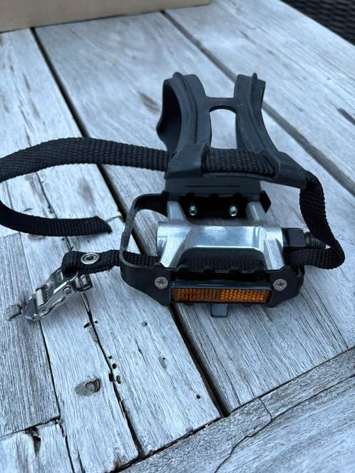 Racepedalen met toeclip 100 hars, Fietsen en Brommers, Fietsaccessoires | Overige Fietsaccessoires, Nieuw, Ophalen