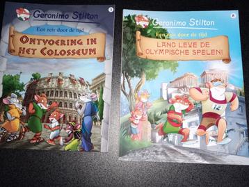 2 strips van Geronimo Stilton nrs 3 en 8 , 4€/stuk beschikbaar voor biedingen