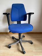 Kinnarps 6000 ergonomische bureaustoel/stoel, Huis en Inrichting, Ophalen, Gebruikt, Blauw, Bureaustoel
