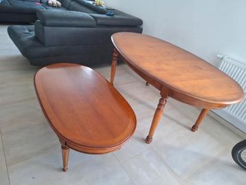 kerselaren eettafel en salontafel beschikbaar voor biedingen