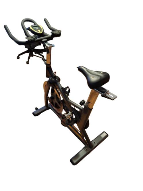 spinningfiets, Sport en Fitness, Fitnessapparatuur, Zo goed als nieuw, Spinningfiets, Benen, Aluminium, Ophalen