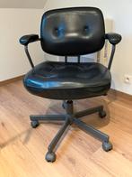 Lederen bureaustoel Ikea (ALEFJÄLL), Enlèvement, Comme neuf, Noir, Chaise de bureau