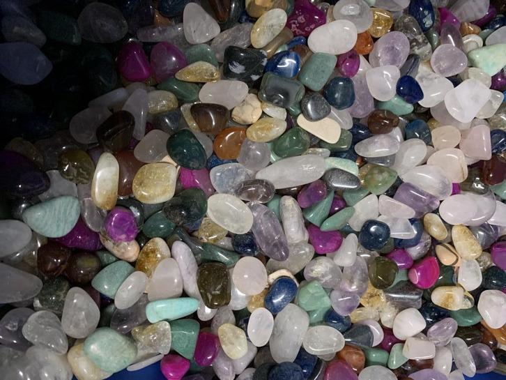 trommelstenen uit Brazilië 5 kg, amethist, kwartskristal,enz, Handtassen en Accessoires, Edelstenen, Nieuw, Ophalen