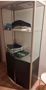 Vitrine Helioz avec LED, Maison & Meubles, 25 à 50 cm, Avec porte(s), Comme neuf, Verre