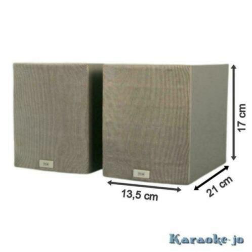 TCM-SI Stereo 2-weg Luidsprekerset 2x 20 Watt OPRUIMING!, Audio, Tv en Foto, Luidsprekerboxen, Nieuw, Front, Rear of Stereo speakers