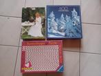 Pakket van 3 puzzels (500-600 st) nieuw of in perfecte staat, Ophalen, 500 t/m 1500 stukjes, Zo goed als nieuw, Legpuzzel