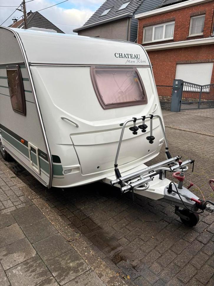 Chateau Calista 450 Mon Reve, Caravans en Kamperen, Caravans, Particulier, tot en met 4, 1000 - 1250 kg, Rondzit, Chateau, Frans bed