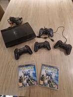 Playstation3 met 3 controllers en 2 games, Games en Spelcomputers, Ophalen, Super Slim, 12 GB, Met 3 controllers of meer