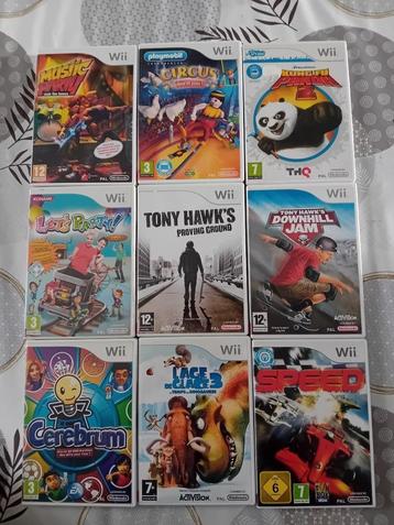 Jeux WII : galaxy, mario, metroid, lost, party,...... beschikbaar voor biedingen