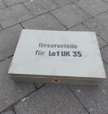 Duitse WO2 Kriegsmarine U-Boot Lo1 UK 35 kist beschikbaar voor biedingen