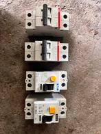 4x zekeringen (installatieautomaten + aardlekschakelaars), Ophalen of Verzenden, Zo goed als nieuw