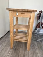 Roltafel hout bekväm ikea, Huis en Inrichting, Ophalen, 100 tot 150 cm, 50 tot 100 cm, Zo goed als nieuw