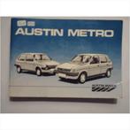 Austin Metro Instructieboekje 1986 #1 Nederlands, Enlèvement ou Envoi