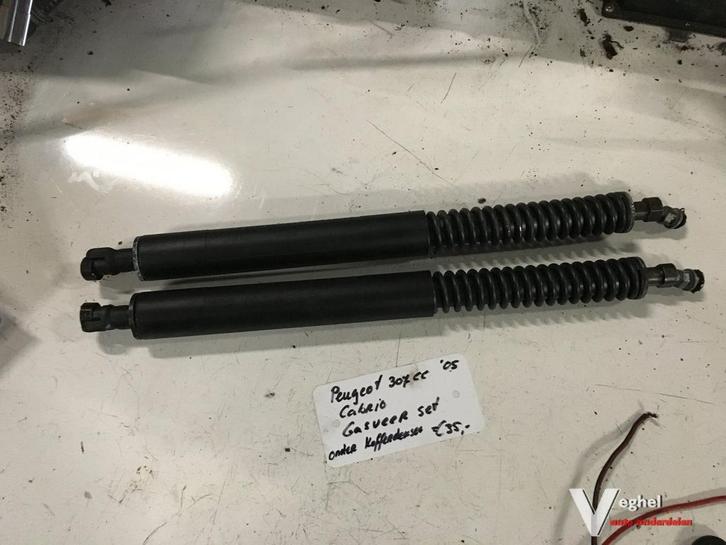 Peugeot 307cc Cabrio 2005 Gasverenset onder achterklep, Auto-onderdelen, Carrosserie, Gebruikt, Ophalen of Verzenden