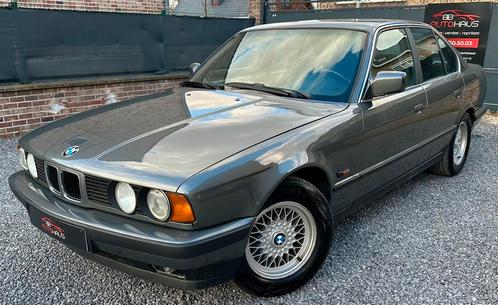 BMW 535i - Benzine - Handgeschakeld - 1989 - 1e hands, Auto's, BMW, Bedrijf, Te koop, 5 Reeks, ABS, Airbags, Airconditioning, Boordcomputer