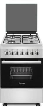 Fabrieksstock - NIEUWE RVS - INOX Gasfornuizen 299 €, Electroménager, Cuisinières, 4 zones de cuisson, 85 à 90 cm, Classe énergétique A ou plus économe