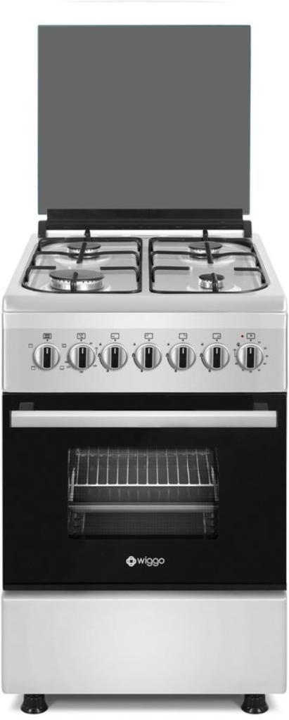 Fabrieksstock - NIEUWE RVS - INOX Gasfornuizen 299 €, Electroménager, Cuisinières, Neuf, Autoportant, 4 zones de cuisson, 85 à 90 cm