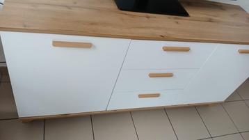 Dressoir - Commode - Eiken - Wit - 150cm beschikbaar voor biedingen