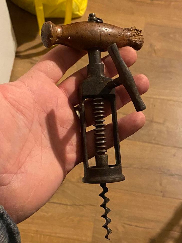 Tire-bouchon crémaillère, ancien 19eme, Antiquités & Art, Antiquités | Ustensiles de cuisine, Enlèvement ou Envoi