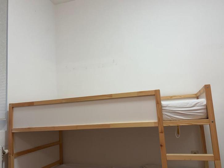 IKEA KURA stapelbed, Huis en Inrichting, Slaapkamer | Stapelbedden en Hoogslapers, Zo goed als nieuw, Stapelbed, 100 cm, 210 cm