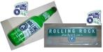 Rolling Rock opblaasbare fles Beer Bottle & Reclamebord USA, Verzenden, Nieuw, Reclamebord