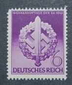 Duitse postzegel 1942 - Wehrkampftage der SA, Duitse Keizerrijk, Verzenden, Postfris
