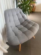 Grijze fauteuil, Huis en Inrichting, Fauteuils, Ophalen, Hout, Minder dan 75 cm, Zo goed als nieuw