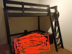 Lit mezzanine 140 cm, Huis en Inrichting, Slaapkamer | Stapelbedden en Hoogslapers, Ophalen, Gebruikt, Hoogslaper, Tweepersoons