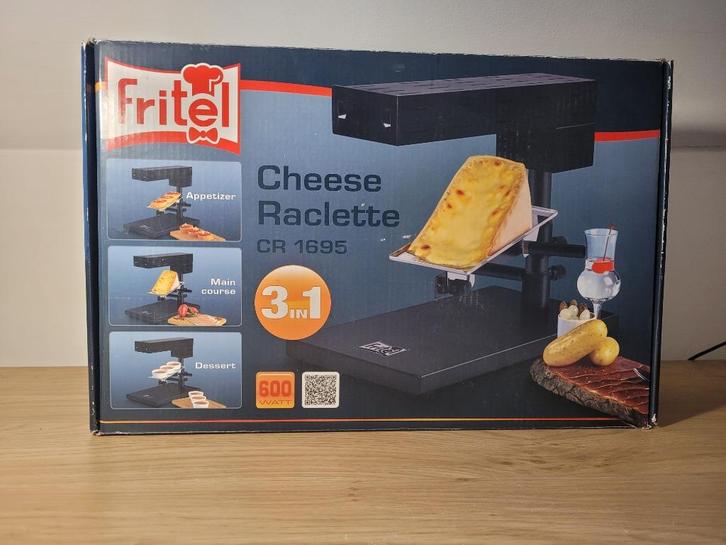 Raclette, Pizza, dessert - Fritel - 3 in 1, Elektronische apparatuur, Gourmetstellen, Zo goed als nieuw, Ophalen
