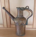 Koperen vaas met handvat en gietteut, Ophalen, Koper