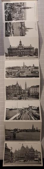 ANTWERPEN : 8 afscheurbare oude postkaarten : Reeks 4 uitg., 1940 tot 1960, Antwerpen, Ongelopen, Ophalen of Verzenden