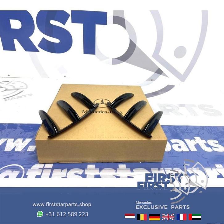 W177 A45 AMG ACHTERBUMPER AERO SPLITTER SET L/R 2018-2022 SP, Auto-onderdelen, Carrosserie, Achterklep, Mercedes-Benz, Achter