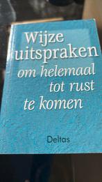 Wijze uitspraken om helemaal tot rust te komen, Ophalen, Zo goed als nieuw