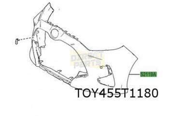 Toyota Yaris voorbumper (bij PDC) (te spuiten) Origineel! 52 beschikbaar voor biedingen