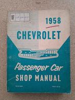 CHEVROLET 1958 - SHOP MANUAL - ORIGINAL, Autos : Divers, Enlèvement ou Envoi