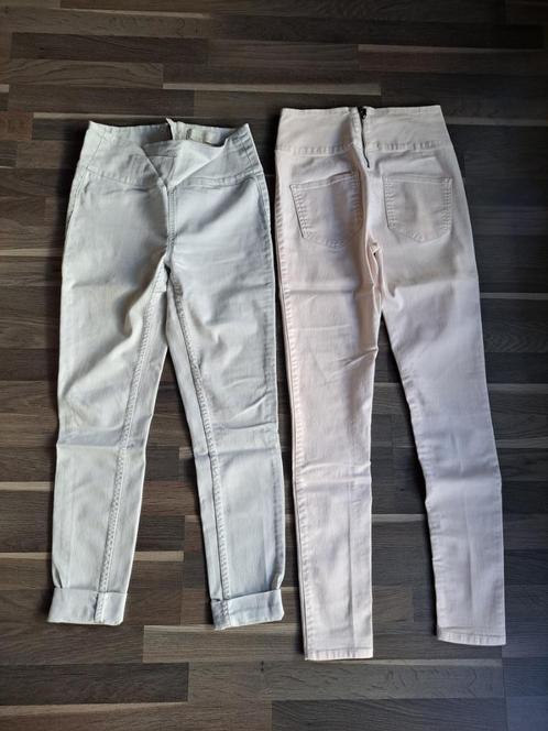 High waist skinny fit jeans, M, Pieces , rits achteraan, Kleding | Dames, Broeken en Pantalons, Zo goed als nieuw, Maat 38/40 (M)