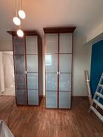 Cadre de lit, 2 garde-robes et 2 tables de nuit - ikea Hopen, Maison & Meubles, Enlèvement, Utilisé