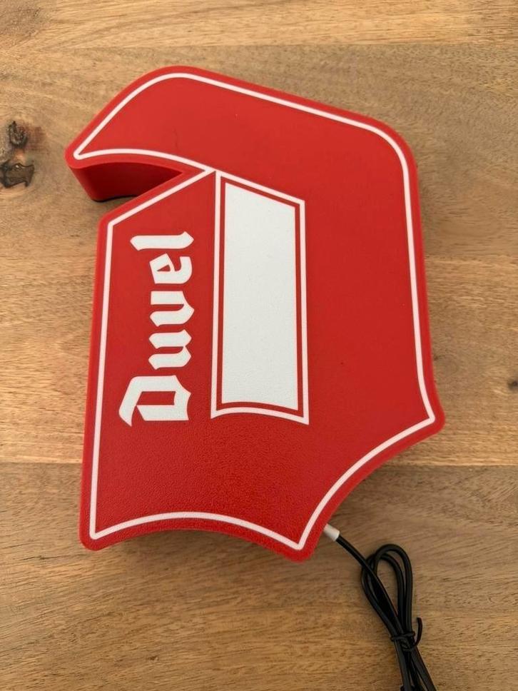 LED reclame Duvel, Verzamelen, Biermerken, Nieuw, Reclamebord, Plaat of Schild, Duvel, Ophalen of Verzenden