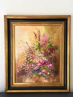 Bloemstilleven schilderij – gesigneerd Lieve van der Weeën, Ophalen