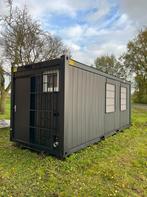 Bureelcontainer 20 ft met slede en toilet (zeer goede staat), Zakelijke goederen, Ophalen