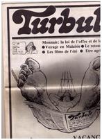 Mensuel Turbule juillet 1981, Utilisé, Envoi, Journal