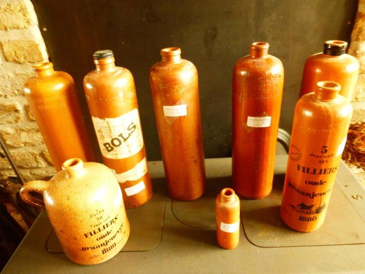 bolsflessen van Feliers (Vl.), van Amsterdam en Rotterdam, Verzamelen, Biermerken, Gebruikt, Overige typen, Overige merken, Ophalen
