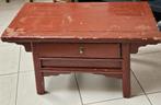 Chinese roodgelakte salontafel/tv-meubel, Ophalen