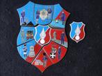 Pins Puzzle Gendarmerie Brigade Trazegnies-Courcelles, Comme neuf, Enlèvement ou Envoi, Insigne ou Pin's