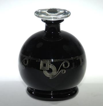 Val Saint Lambert - Flacon 'Ébène' - VSL - Val St Lambert beschikbaar voor biedingen