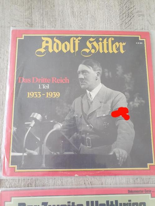 4 lp's ww2, Verzamelen, Militaria | Tweede Wereldoorlog, Landmacht, Overige typen, Ophalen of Verzenden