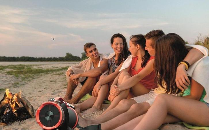 Bluetooth speaker met FM radio, micro SD slot en audio jack, Audio, Tv en Foto, Luidsprekerboxen, Zo goed als nieuw, Overige merken