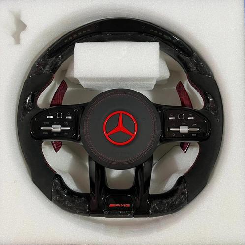 Mercedes custom stuur LED carbon forged AMG, Auto-onderdelen, Besturing, Mercedes-Benz, Nieuw, Ophalen of Verzenden